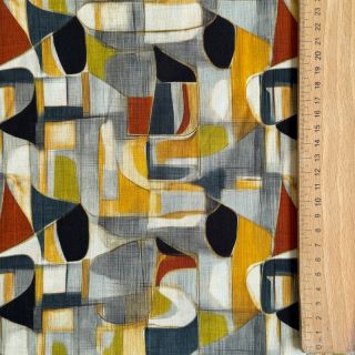 Viszkóz RAYON POPLIN Leona design D