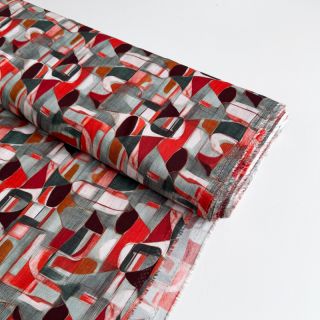 Viszkóz RAYON POPLIN Leona design C