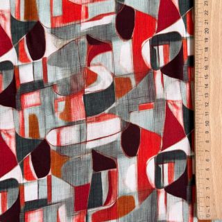 Viszkóz RAYON POPLIN Leona design C