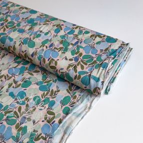 Viszkóz RAYON POPLIN Simplistic flowers design C