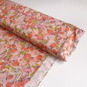 Viszkóz RAYON POPLIN Simplistic flowers design A