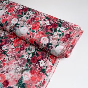 Viszkóz RAYON POPLIN Wild flowers design D