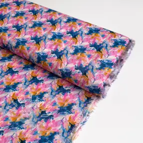 Viszkóz RAYON POPLIN Faded spots design A
