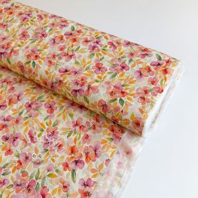 Viszkóz RAYON POPLIN Love design E