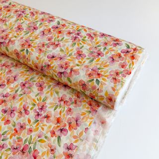 Viszkóz RAYON POPLIN Love design E