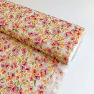 Viszkóz RAYON POPLIN Love design E