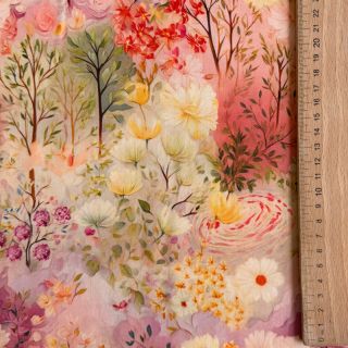 Viszkóz RAYON POPLIN Love design B