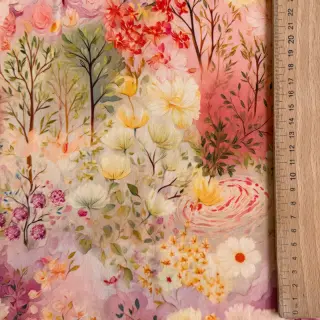 Viszkóz RAYON POPLIN Love design B