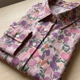 Viszkóz RAYON POPLIN Simplistic flowers design B