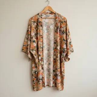 Viszkóz RAYON POPLIN Wild flowers design A