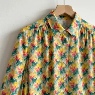 Viszkóz RAYON POPLIN Faded spots design B