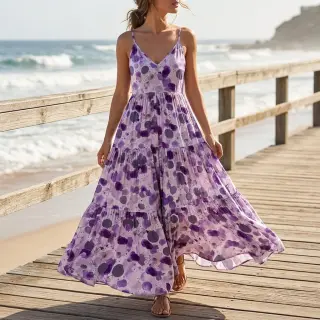 Viszkóz RAYON POPLIN Bouncy design A