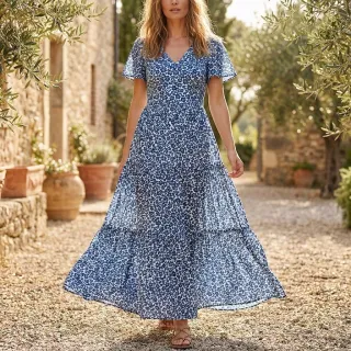 Viszkóz RAYON POPLIN Eve design D
