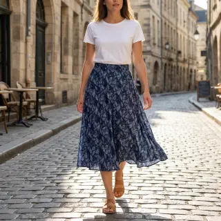 Viszkóz RAYON POPLIN Eve design E