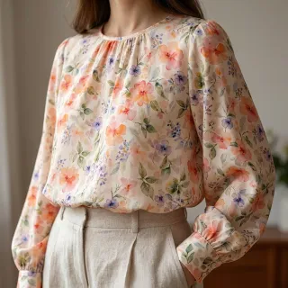 Viszkóz RAYON POPLIN Love design D