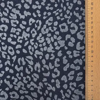 JEANS DENIM Leopard dark blue