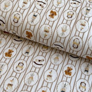 Dupla géz/muszlin Vintage toys design C