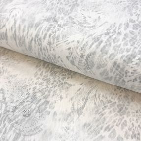 JEANS DENIM HEAVY Animal printed offwhite