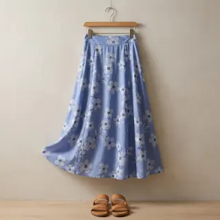 Pamutvászon JEANS Chambre LUXURY JACQUARD Flowers jeans