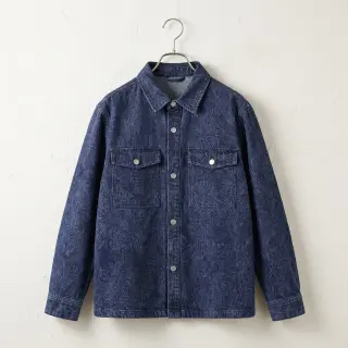 JEANS DENIM HEAVY Animal printed dark blue
