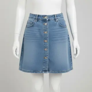 JEANS DENIM HEAVY Animal printed light blue