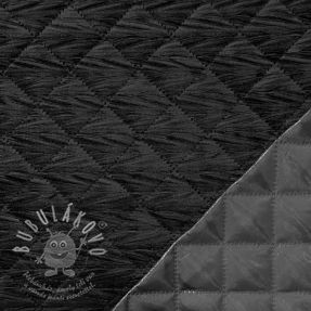 Steppelt anyag Bársony VELVET STEPPED black