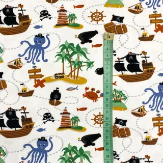 Jersey Pirates island white ORGANIC