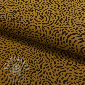 Jersey Dots and shapes olive