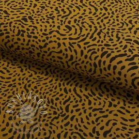Jersey Dots and shapes olive
