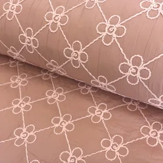 Steppelt anyag Flower design old pink