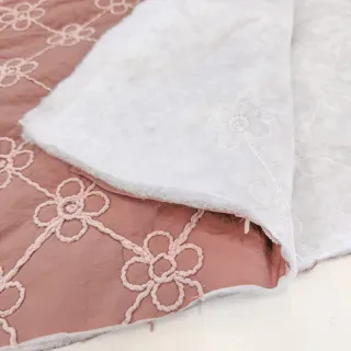 Steppelt anyag Flower design old pink