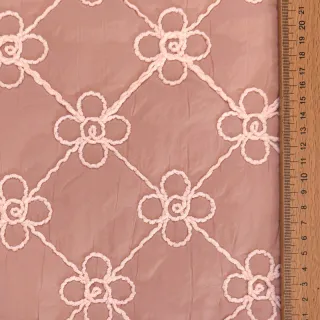 Steppelt anyag Flower design old pink