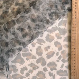 Tüll TÜTÜ Panther offwhite