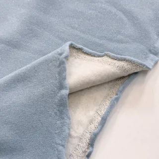 Szabadidő anyag fésült LUREX baby blue
