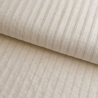 Pamutvászon LINEN JACQUARD Stripes beige