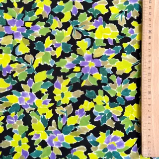 Viszkóz RADIANCE Flowers green