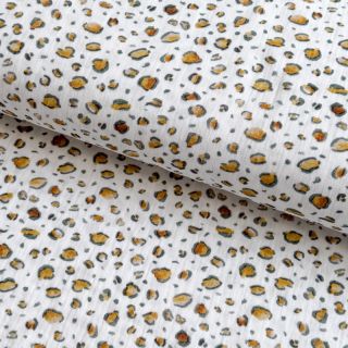 Dupla géz/muszlin Skin white digital print