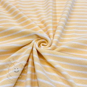 Frottír YARN DYED Stripes honey
