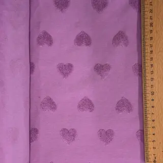 Frottír Hearts lilac