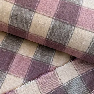 Kosztüm szövet YARN DYED BRUSHED Check blush
