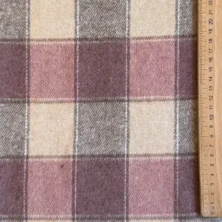 Kosztüm szövet YARN DYED BRUSHED Check blush