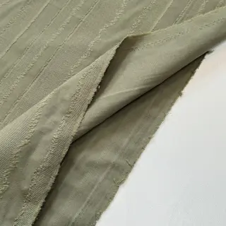 Pamutvászon JACQUARD Stripes army green