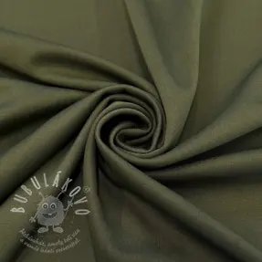 Kosztüm szövet CREPE Deluxe forest green