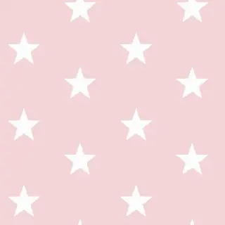 Pamutvászon Stars light rose