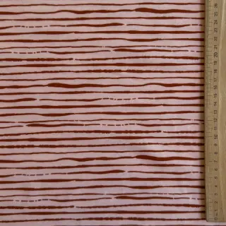 Jersey Stripes light salmon ORGANIC
