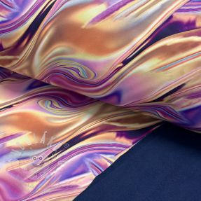 Softshell Liquid metal pink digital print