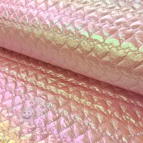 Steppelt anyag Fancy hearts light pink