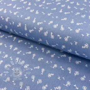JEANS STRETCH Small retro flowers jeans