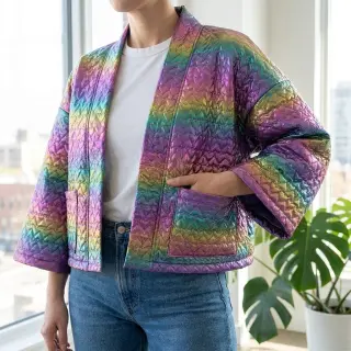 Steppelt anyag Fancy hearts multi