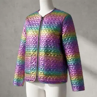 Steppelt anyag Fancy hearts multi